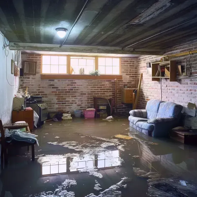 Flooded Basement Cleanup in La Alianza, PR